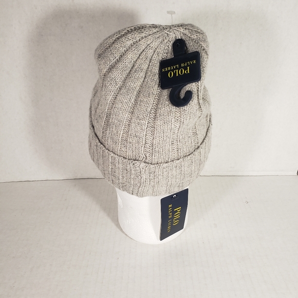 NWT Men's Ralph Lauren Polo Wide Rib Cuffed Beanie - Picture 8 of 9